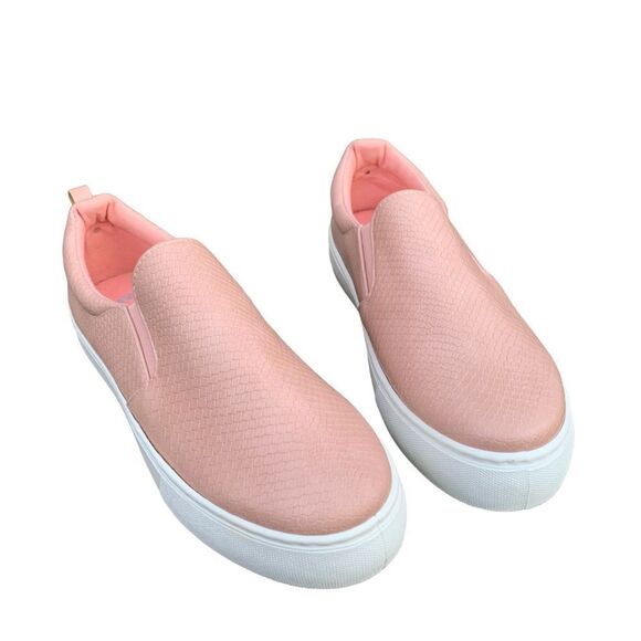 New! Journee Partrice Blush Print Platform Slip on Sneakers Shoes sz 9 - Picture 7 of 13